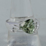 Natural Garnet Silver Rings
