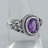 925 Sterling Silver Citrine Rings