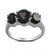 925 Sterling Silver Blue Topaz Rings