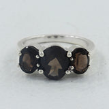 925 Sterling Silver Blue Topaz Rings