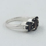 925 Sterling Silver Blue Topaz Rings
