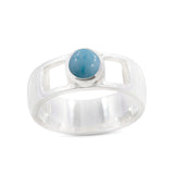 Rainbow Moonstone Silver Ring