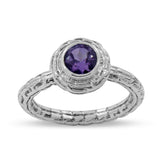925 Sterling Silver Smoky Quartz Ring