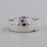 Rainbow Moonstone Silver Ring