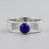 Rainbow Moonstone Silver Ring