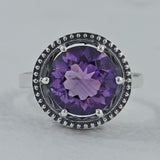 925 Sterling Silver Citrine Rings