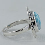 925 Sterling Silver Charoite Ring