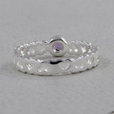 925 Sterling Silver Amethyst Rings