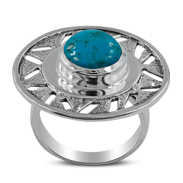 Mexican Turquoise Silver Rings