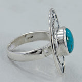Mexican Turquoise Silver Rings