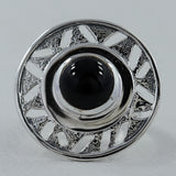 Mexican Turquoise Silver Rings