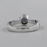 925 Silver Green Amethyst Ring