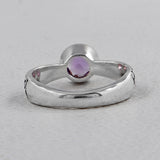 925 Silver Green Amethyst Ring