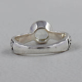 925 Silver Green Amethyst Ring