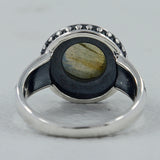 925 Silver Labradorite Rings