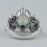 Natural Black Onyx Silver Rings