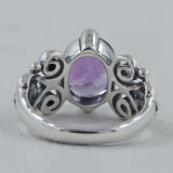 Natural Black Onyx Silver Rings