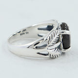 Natural Rose Quartz Silver Rings