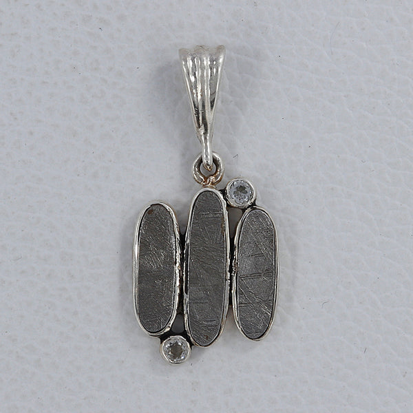 Muonionalusta Meteorite Silver Pendants