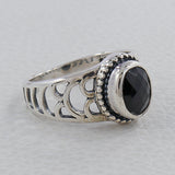 925 Sterling Silver Garnet Rings