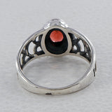 925 Sterling Silver Garnet Rings
