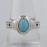 Natural Ethiopian Opal Silver Rings