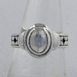 Natural Ethiopian Opal Silver Rings