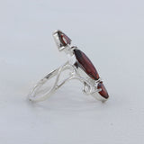 925 Sterling Silver Garnet Rings