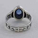 Natural Ethiopian Opal Silver Rings