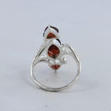 925 Sterling Silver Garnet Rings