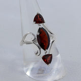 925 Sterling Silver Garnet Rings