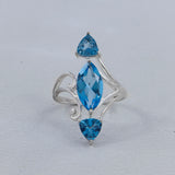 925 Sterling Silver Garnet Rings
