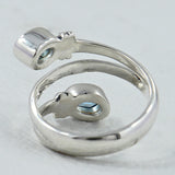 Natural Garnet Silver Rings