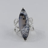 Rainbow Moonstone Silver Ring