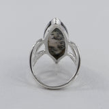 Rainbow Moonstone Silver Ring