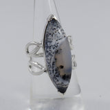 Rainbow Moonstone Silver Ring