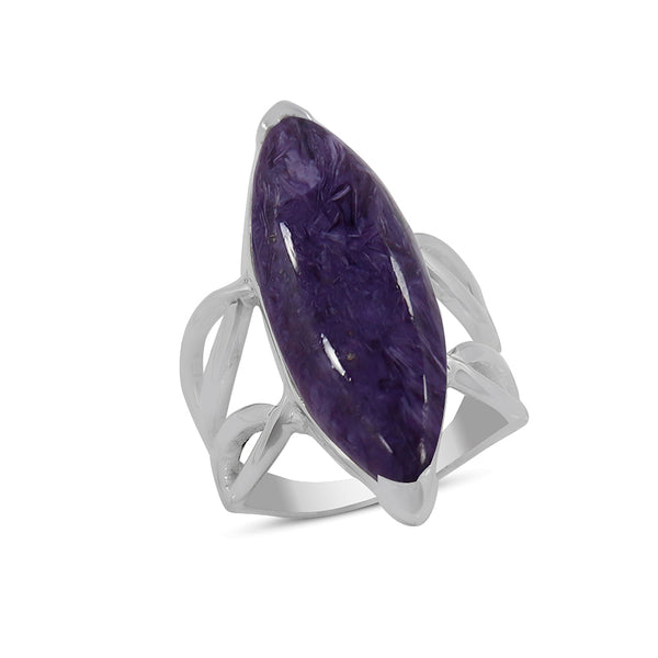Rainbow Moonstone Silver Ring