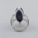 Rainbow Moonstone Silver Ring