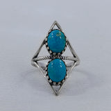 Mexican Turquoise Silver Ring