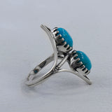Mexican Turquoise Silver Ring
