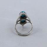 Mexican Turquoise Silver Ring