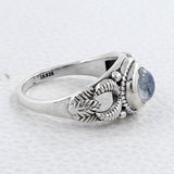 925 Silver Rainbow Moonstone Rings