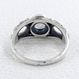 925 Silver Rainbow Moonstone Rings