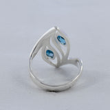 London Blue Topaz Silver Rings
