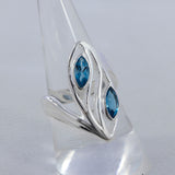 London Blue Topaz Silver Rings