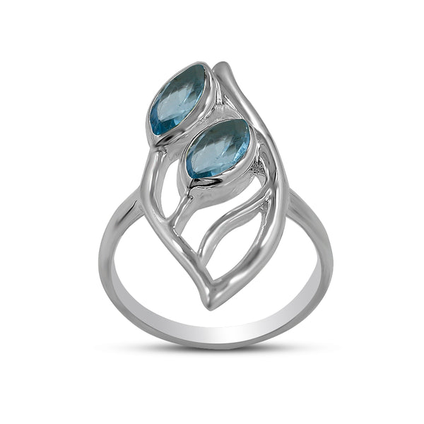 Garnet Gemstone Sterling Silver Ring