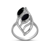 Garnet Gemstone Sterling Silver Ring