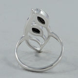 Garnet Gemstone Sterling Silver Ring