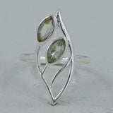 Garnet Gemstone Sterling Silver Ring