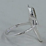 Garnet Gemstone Sterling Silver Ring